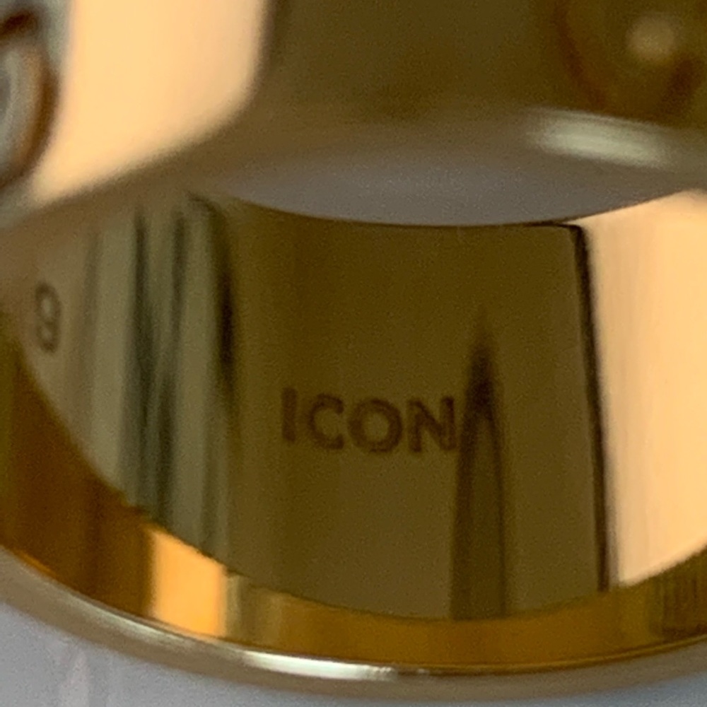 Icon Gucci 18k Gold Ring with Logo - Picture 3 of 6
